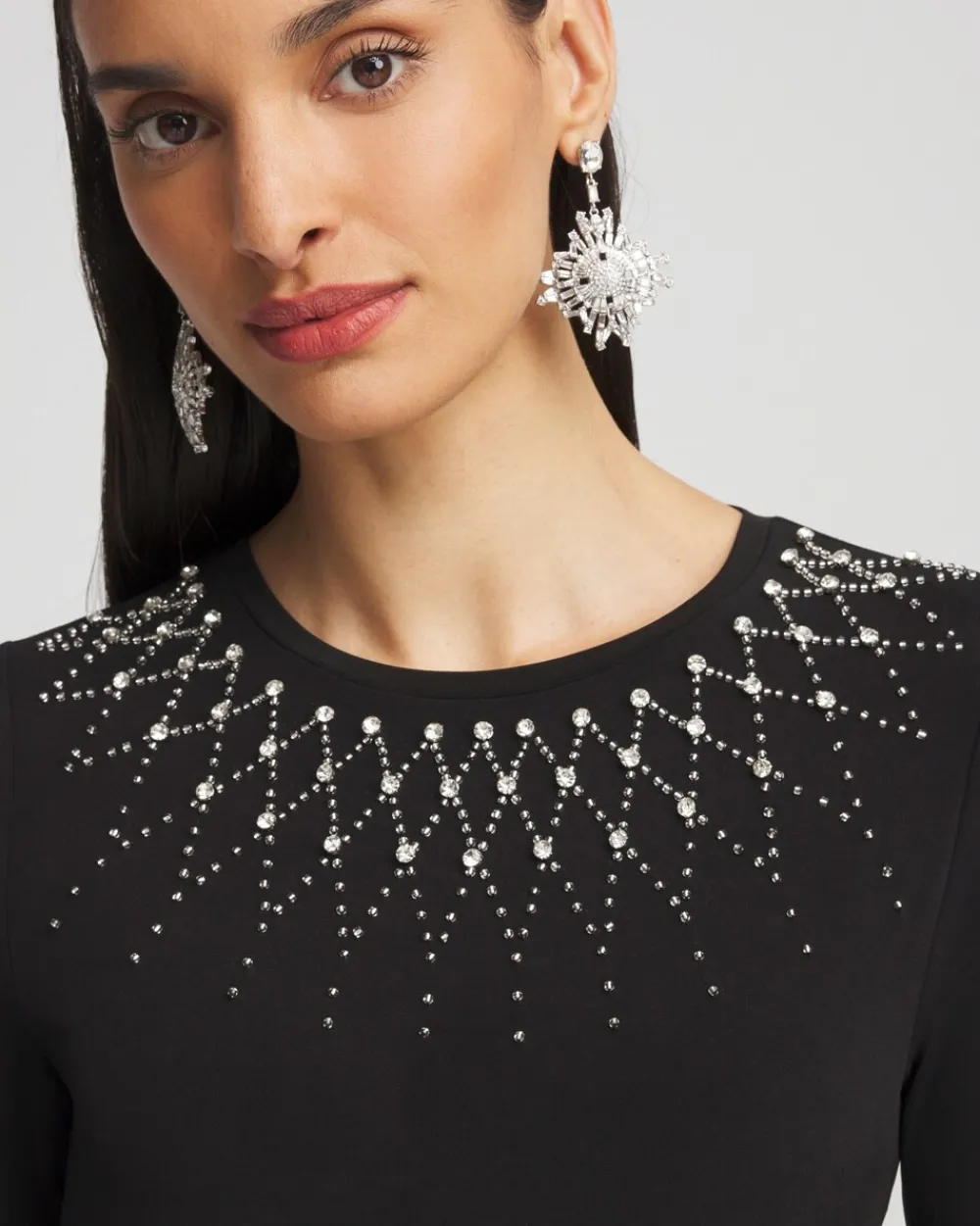 Cheap Embellished Long Sleeve Maxi Dress Dresses