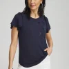 Flash Sale Embellished Star Tee Tops