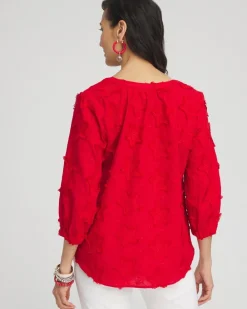 Best Embroidered Stars Peasant Top Tops