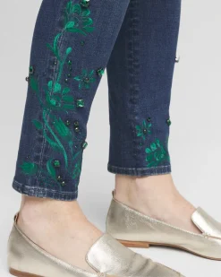 Shop Emerald Jewel Pull-On Ankle Jeggings Jeans & Denim