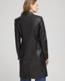 Cheap Faux Leather Topper Jackets & Coats