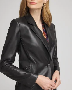 Cheap Faux Leather Topper Jackets & Coats