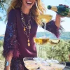 Cheap Feather Sequin Pullover Sweater Sweaters | Matching Sets