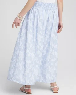 Flash Sale Floral Jacquard Maxi Skirt Skirts