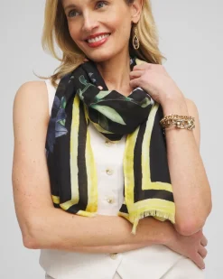 Shop Floral Oblong Scarf Scarves