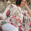 Flash Sale Floral Poncho Tops