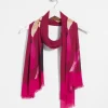 Clearance Floral Print Oblong Scarf Scarves