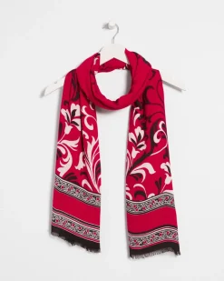 Shop Floral Swirl Scarf Scarves