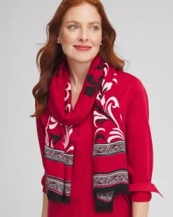 Shop Floral Swirl Scarf Scarves