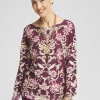 Hot Foil Dolman-Sleeve Sweater Sweaters