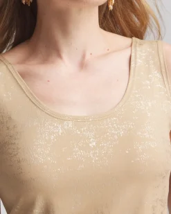 Online Foiled Microfiber Tank Tops | Tees
