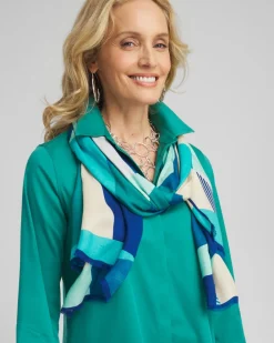 Best Geo Print Oblong Scarf Scarves