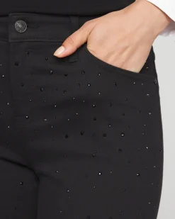 Discount Girlfriend Embellished Flare Jeans Jeans & Denim