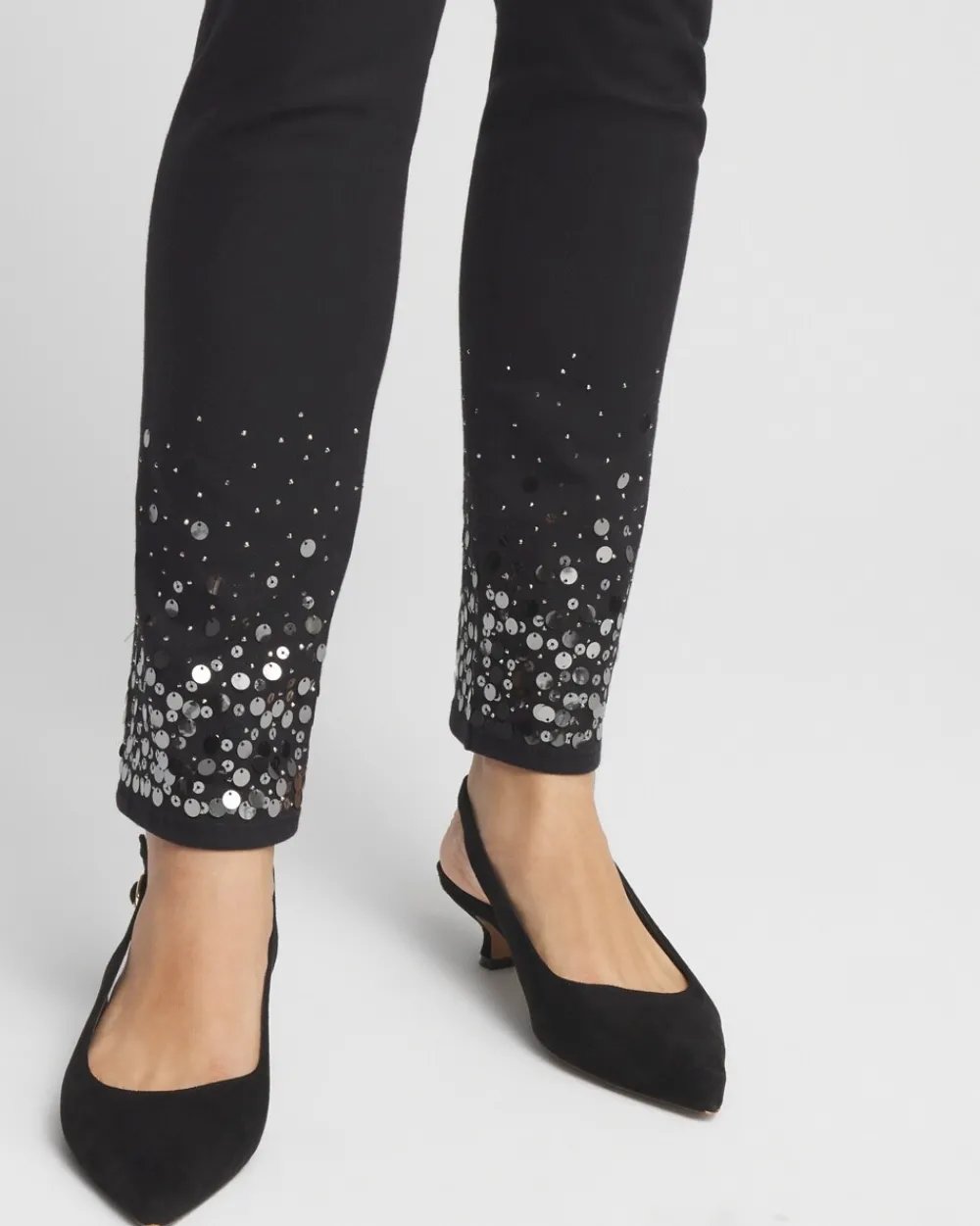 Flash Sale Girlfriend Sequin Ankle Jeans Jeans & Denim