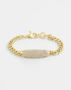 Best Tone Pavé Bar Bracelet Bracelets | Everyday Jewelry
