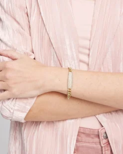 Best Tone Pavé Bar Bracelet Bracelets | Everyday Jewelry
