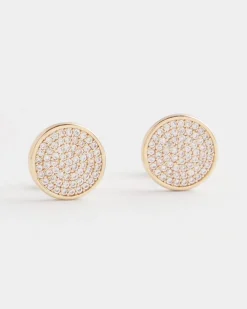 Shop Tone Pavé Stud Earrings Earrings | Everyday Jewelry