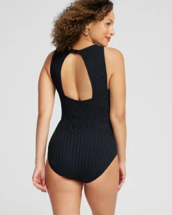 Sale Gottex High Neck One Piece Swimsuit Swim