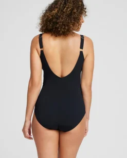 Fashion Gottex V-neck One Piece Swimsuit Swim