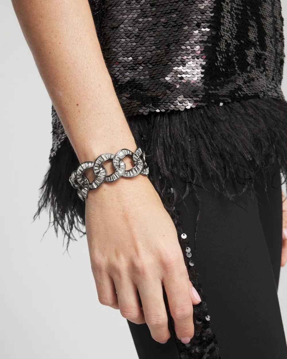 Shop Baguette Link Bracelet Bracelets