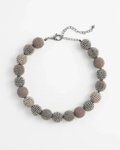 Fashion Seed Bead Bib Necklace Necklaces