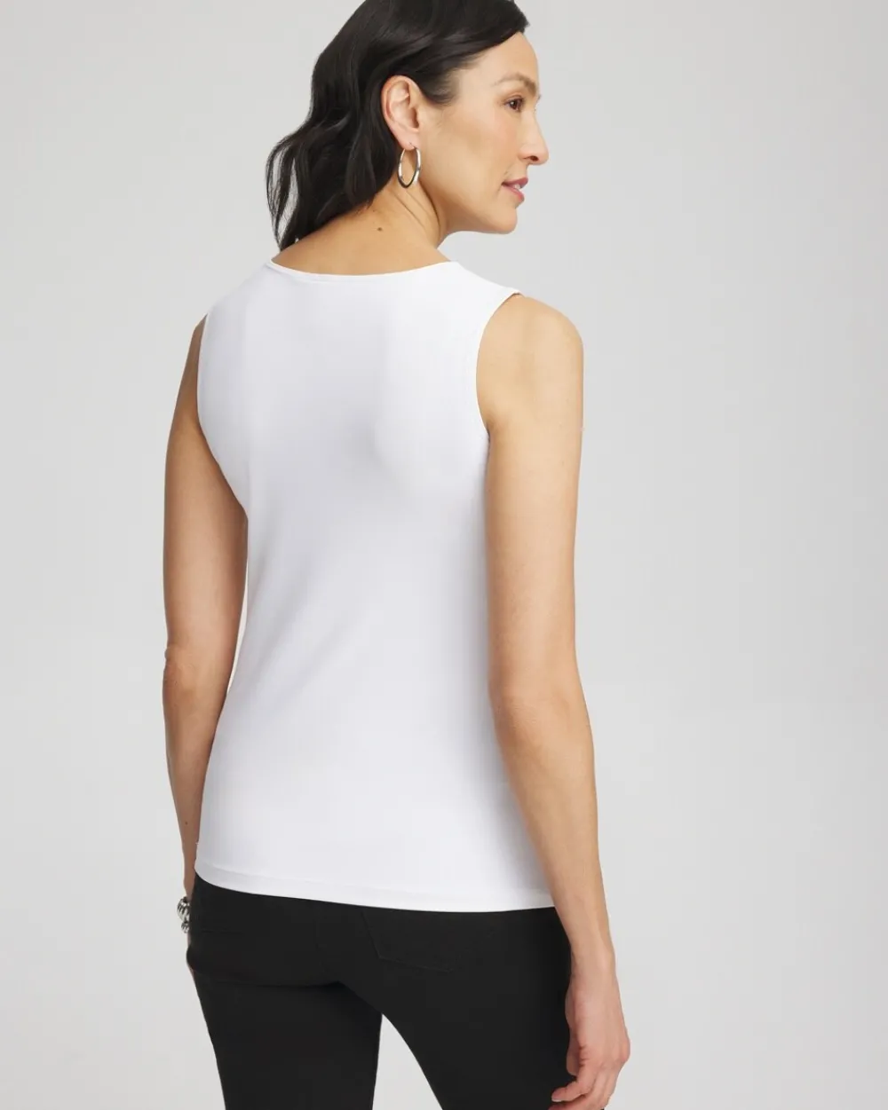 Cheap High Neck Microfiber Tank Tops