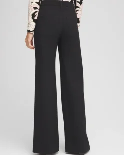 Sale High Rise Wide Leg Ponte Pants Pants