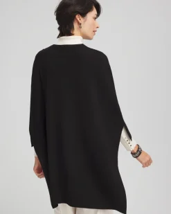 Discount High-Low Sweater Poncho Tops | Ponchos & Ruanas