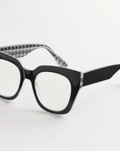 Clearance Houndstooth Cateye Readers Eyewear