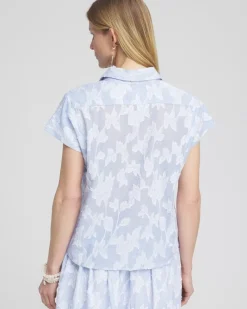 Outlet Jacquard Dolman Sleeve Top Tops
