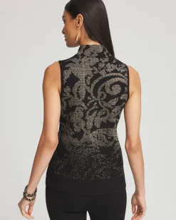 Store Jacquard Mockneck Sweater Tank Sweaters | Matching Sets