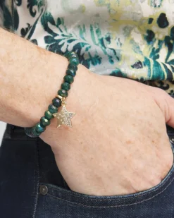 Outlet Jade Beaded Charm Bracelet Bracelets | Bracelet Stacking