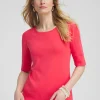 Clearance Jewel Neck Tee Tops