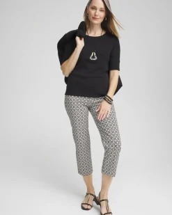 Clearance Jewel Neck Tee Tops