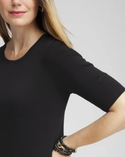 Clearance Jewel Neck Tee Tops