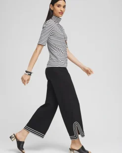 Store Juliet Artisanal Wide Leg Cropped Pants Pants