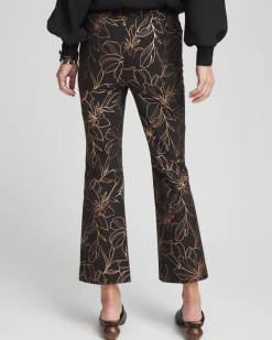Flash Sale Juliet Fall Print Kick Flare Pants Pants