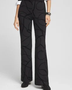 Flash Sale Juliet Flocked Trouser Pants Pants