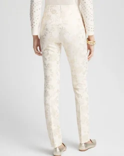 Cheap Juliet Foiled Ponte Pants Pants
