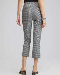 Clearance Juliet Gingham Straight Cropped Pants Pants