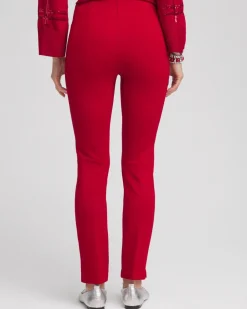 Outlet Juliet Ponte Trim Detail Ankle Pants Pants