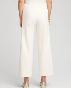 Best Juliet Ponte Wide Leg Cropped Pants Pants