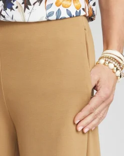 Discount Juliet Ponte Wide Leg Cropped Pants Pants