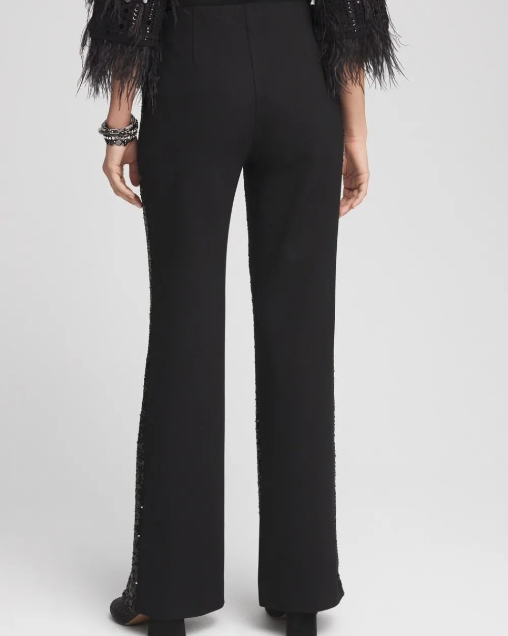 Cheap Juliet Sequin Wide Leg Pant Pants