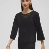 Discount Lace Inset Top Tops