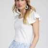 Fashion Layered Cap Sleeve Tee Tops