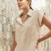 Store Linen Popover Top Tops