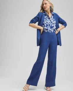 Clearance Linen Trouser Flare Pants Pants