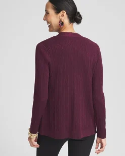 Clearance Lurex Ribbed Cardigan Sweaters | Matching Sets