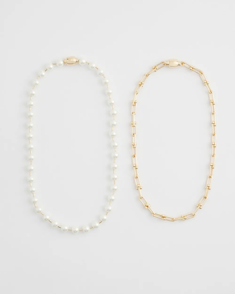 Cheap MagneticMix™ Faux Pearl Links Necklace Everyday Jewelry